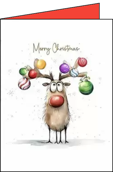 free personalized Christmas Greeting card